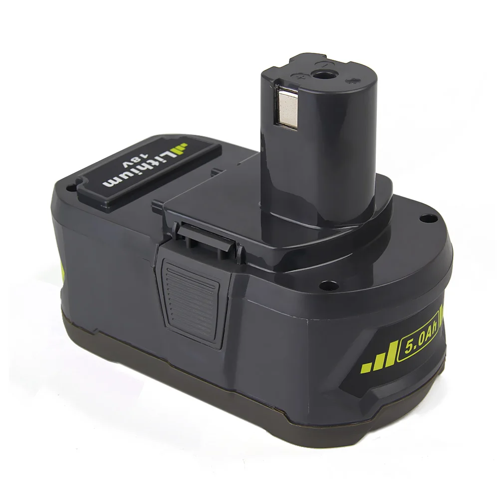 High Capacity New 18V 5000mAh Li-Ion For Ryobi Hot P108 RB18L40 Rechargeable Battery Pack Power Tool Battery For Ryobi ONE+