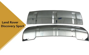 

Fit For Land Rover Discovery Sport 2015-2019 Front+ Rear Bumper Diffuser Bumpers Lip Protector Guard skid plate Stainless Steel