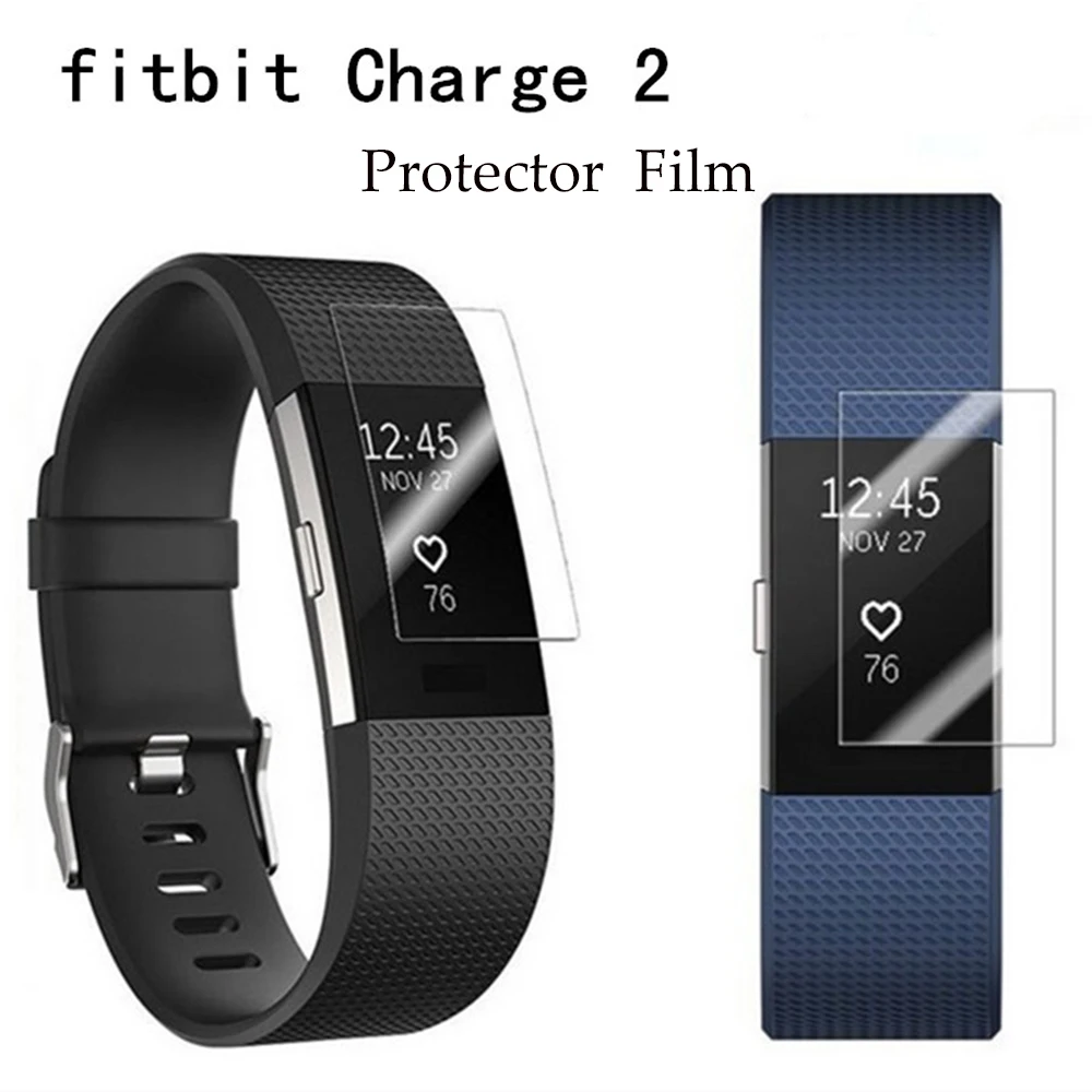 

HD Screen Protector Film For Fitbit Charge 2 Band TPU Ultra Thin Explosion guard Film Smartwatch accessoires