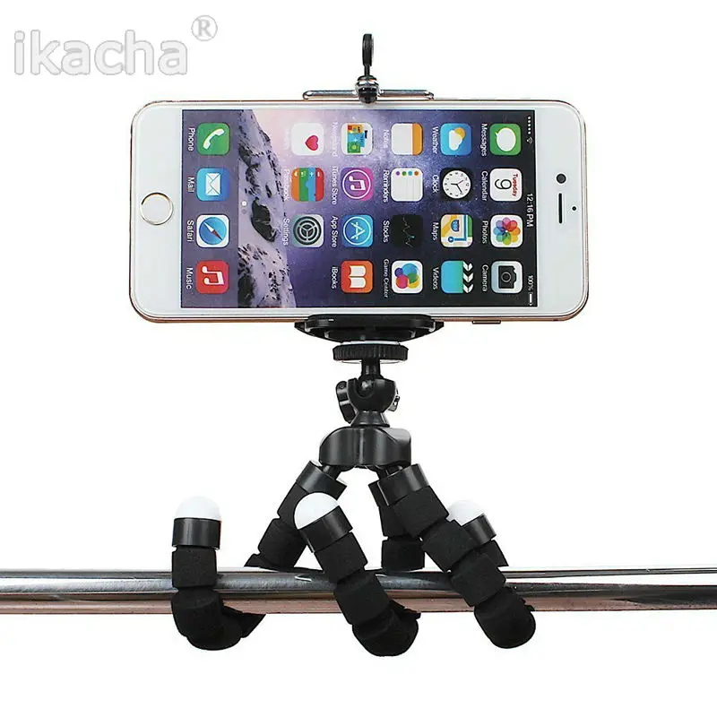 

Portable Phone Holder Digital Camera Flexible Octopus Leg Tripod Bracket Stick Adapter Mount Monopod Bubble For Mobile