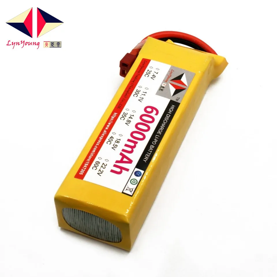 Аккумулятор HX Lipo 18 5 В 6000 мА/ч 25C 30C 35C 40C 60C для радиоуправляемого дрона