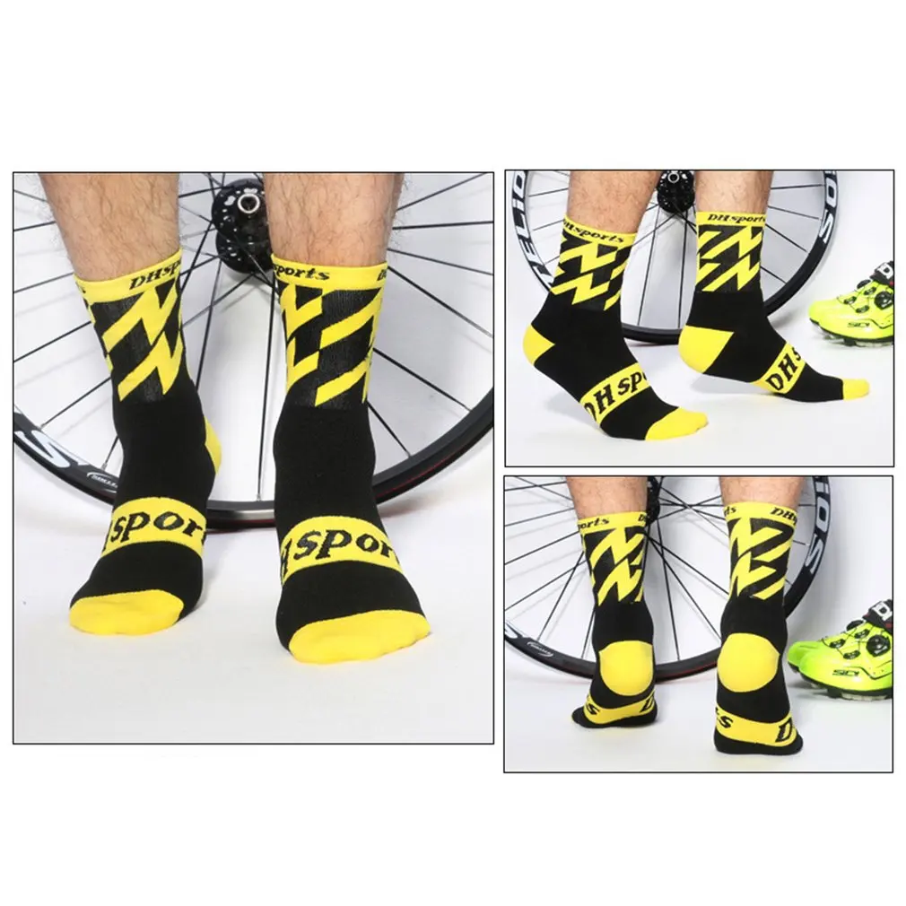 Носки для велоспорта, спортивные носки для бега на велосипеде, крутые высококачественные спортивные носки для занятий спортом на открытом воздухе - Цвет: 6