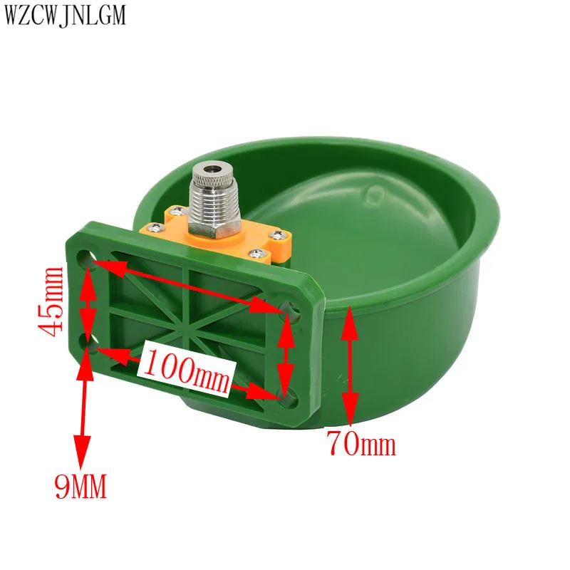 1 шт. свиньи, коровы, овцы поилке для скота сосок пьяница Расширенный ABS Пластик Нержавеющая сталь фитинги животноводства поставки