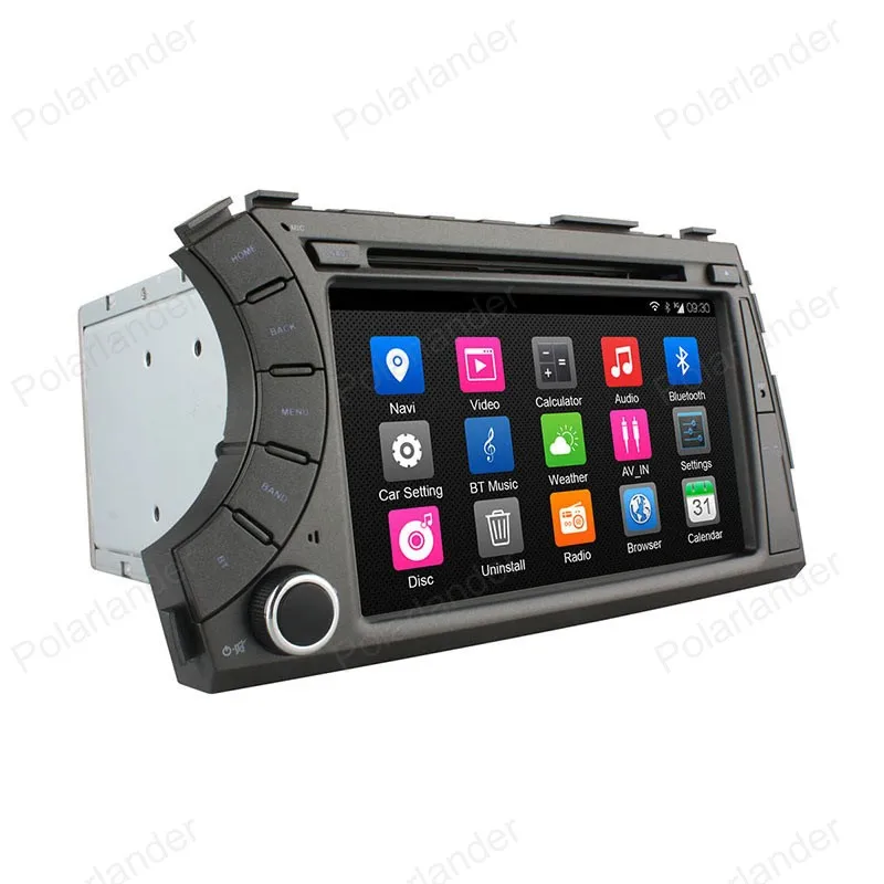 Flash Deal Android4.4 Car DVD radio For Ss/angyong A/ctyon K/yron Support BT 3G WiFi DAB + OBDII TPMS GPS Mirror Link 7 inch Quad Core 25