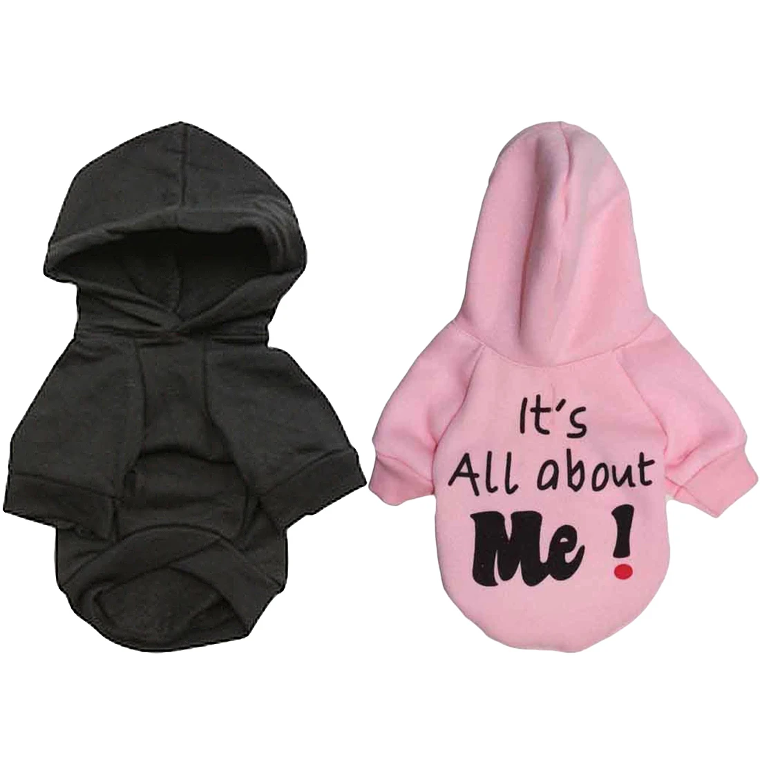 Black Pink Classic Dog Clothes Dog Hoodies Clothes For Small Dog Pet