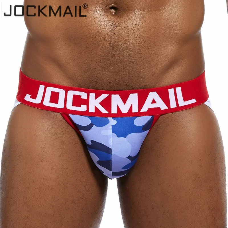 Трусы танга JOCKMAIL мужские пикантное камуфляжное нижнее белье из вискозы Тонги