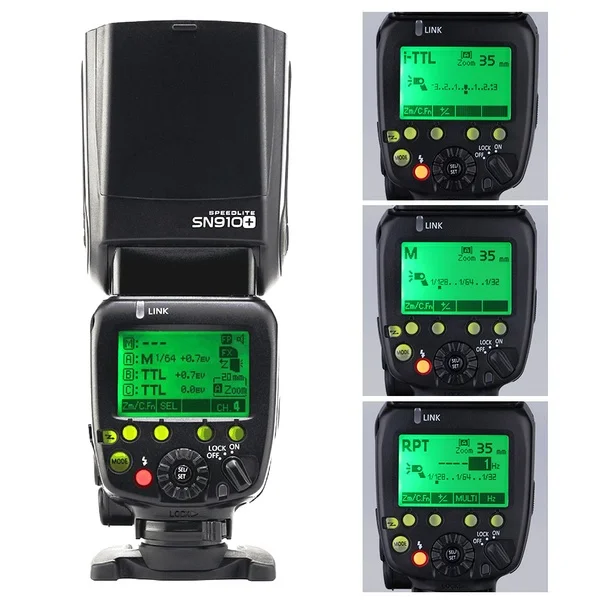 Shanny SN910 + Speedlite Flash maestro i TTL 1/8000s GN60 Flashgun
