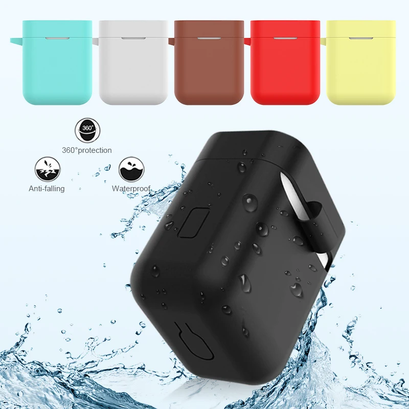 Силиконовый наушник чехол для Xiaomi Airdots Pro Air беспроводная гарнитура защитный TWS