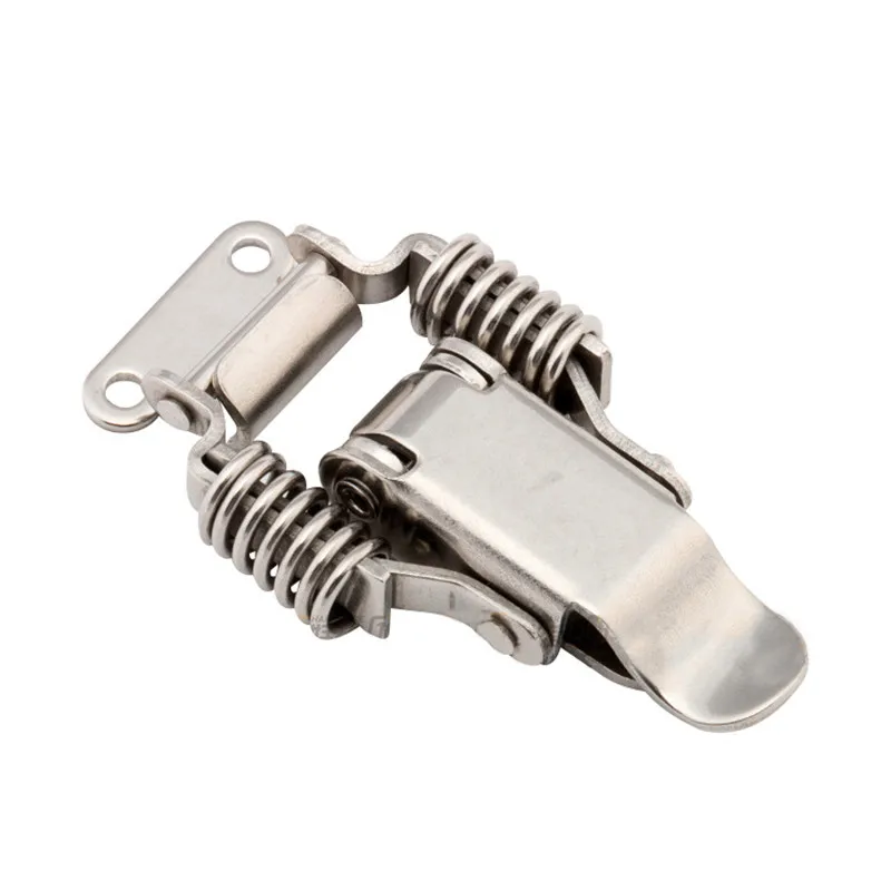 

Stainless Steel Cabinet Boxes Bags Hasp Lock Spring Loaded Latch Catch Toggle Locks For Door Window Furniture Hardware