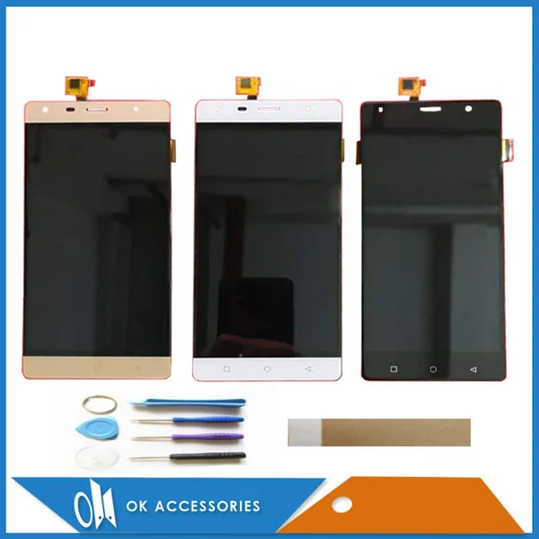 ЖК-дисплей 5 дюйма для Vertex Impress Style с сенсорным экраном и дигитайзером белый черный