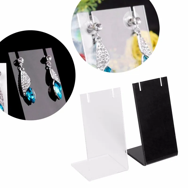 

Jewelry Earring Ear Studs Organizer L Style Show Display Stand Holder Mini show Rack