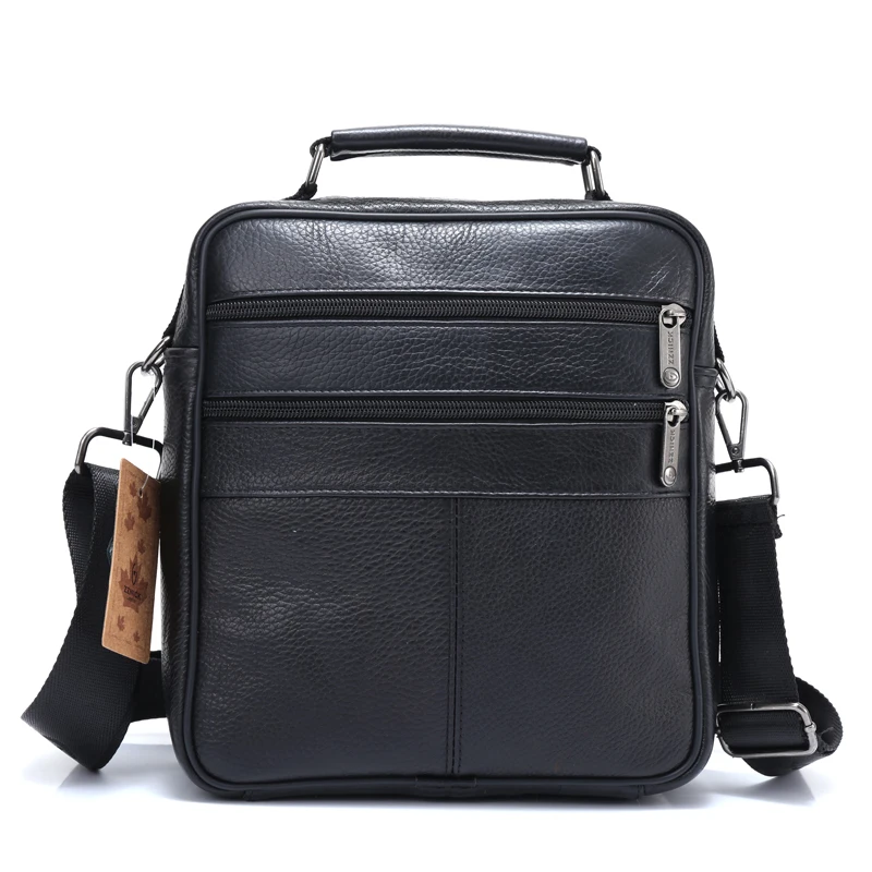 ZZNICK 2018 جلود الأبقار الأصلية حقيبة كتف صغيرة حقيبة ساع الرجال السفر Crossbody حقيبة حقائب جديد أزياء الرجال حقيبة