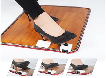 

Foot switch Waterproof Electric Heating Mat Heating Pad Warm Blanket Foot hand thermostat Warmer feet office winter warm 50*30cm