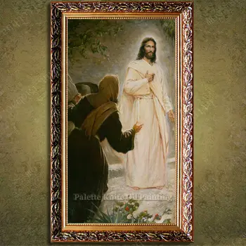 

Jesus Christ Jesus Canvas Posters and Prints Wall Art Pictures for living room Home Decor cuadros decoracion Oil painting 158