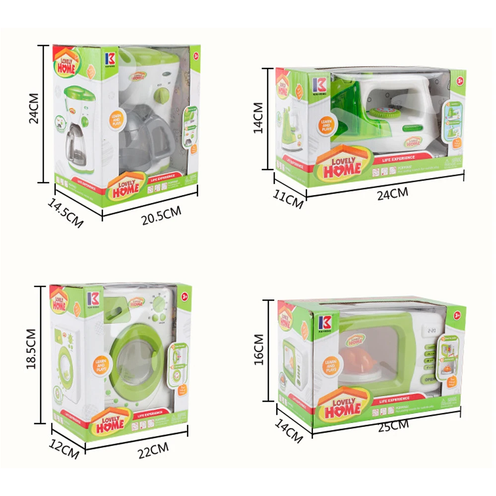 Зеленый Мини бытовой ролевые игры кухонные детские игрушки пылесос миксер рисоварка образовательные приборы для девочек игрушка