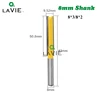 LA VIE 8mm Shank 50mm Long Straight Router Bit 3/8