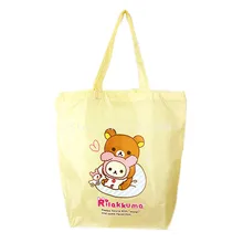 Новая мода Rilakkuma Девушки Женщины Складные хозяйственные сумки для детей Подарки