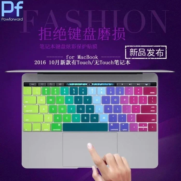 2017 чехол для клавиатуры Apple Macbook Pro 13 3 ''&amp 15 4'' Новый pro с сенсорной панелью