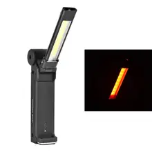 Портативный COB фонарик Фонарь рабочий свет магнитный подвесной крючок лампа для кемпинга на открытом воздухе с магнитный свет внизу