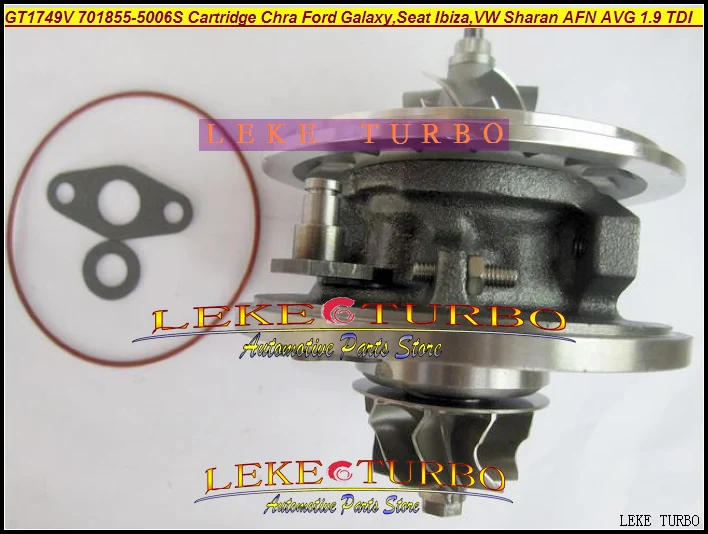 GT1749V 701855-5006S 701855 028145702S Turbocharger Cartridge Chra Core Ford Galaxy,Seat Ibiza,VW Sharan AFN AVG 1.9L TDI 110HP (4)