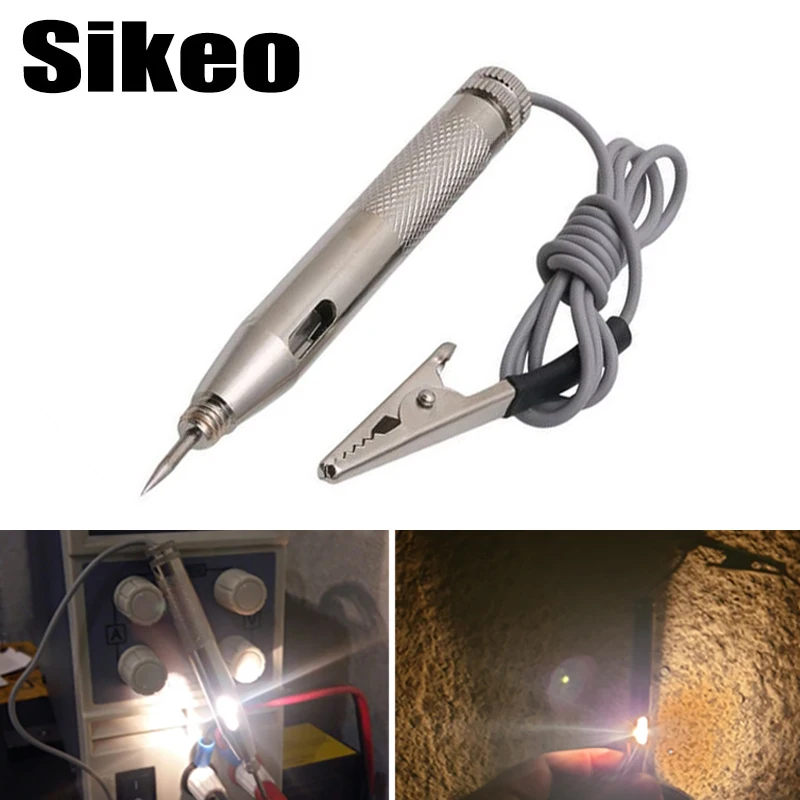 

Universal Car Motorcycle Circuit Tester Gauge Test 6V 12V 24V Voltmeter Light Hot Automotive Circuit Test Pencil Auto Test Tools