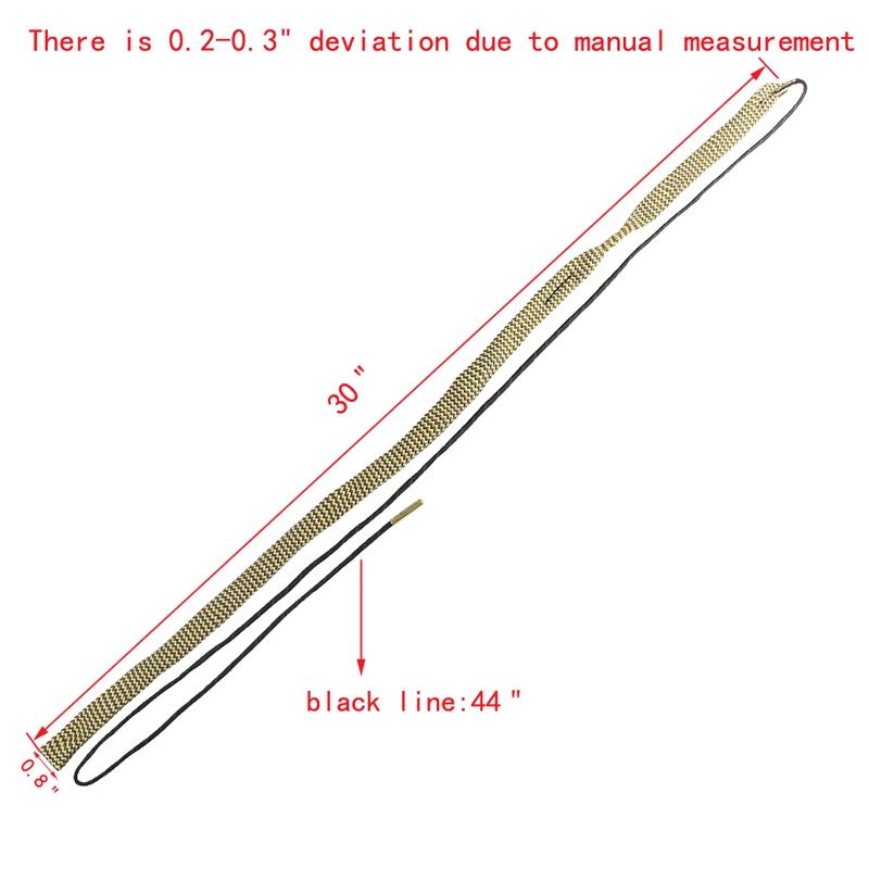 BoreSnake .25 Cal .264 & 6.5mm Gun Cleaning Kit Rifle Barrel Cleaner Pistol Cleaning Brush Hunting Accessories RL37-0035-G16-5