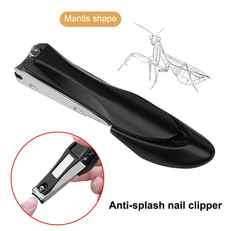

High Quality Mantis Shape Anti-splash Nail Clippers Stainless Steel Fingernail Clippers