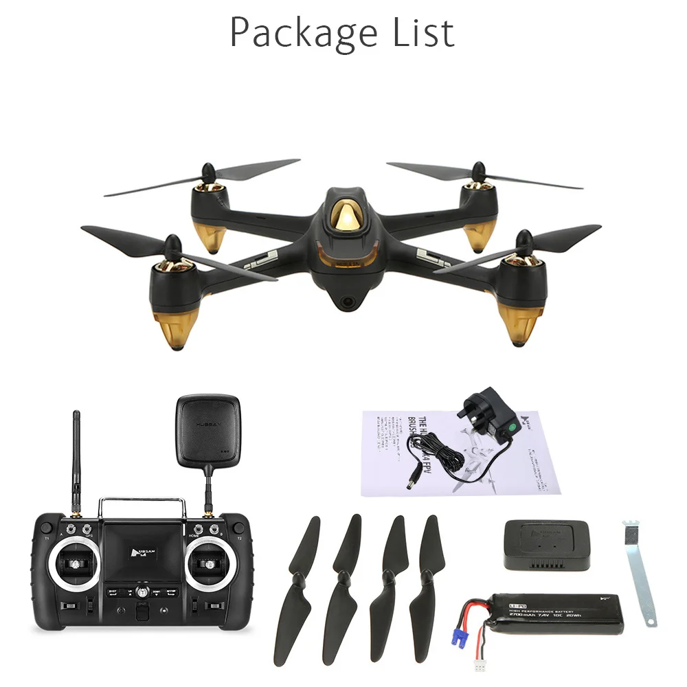 Оригинальный бесщеточный дрон Hubsan H501S Pro X4 5 8G FPV 1080P камера 10 каналов дистанционное