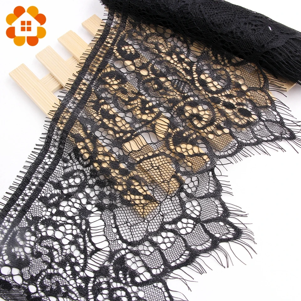 

3yard/lot Black White Lace Ribbon Knitted Lace Trim For Home Decoration Accessories DIY Sewing Wedding Handmade Decor Supplies