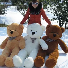 200 см большие размеры плюшевых Медвежья шкура пальто игрушки(не набитые) Куклы для детские подарки на день рождения(3 цвета