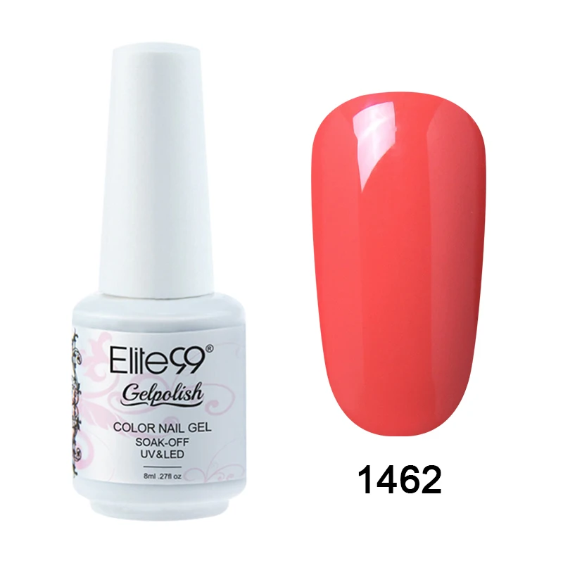 Elite99 8 мл Гибридный Гель-лак замачиваемый УФ-гель для ногтей гели для нейл-арта лак длительного тиснения эмаль Лаки ногтей - Цвет: 1462