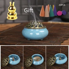 20 шт. подарочные благовония с зажигательной горелкой конусы керамические фарфоровые курильницы буддизм ладан держатель Чайный домик Йога домашняя студия
