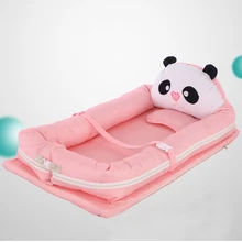 Портативная детская антинапорная кровать многофункциональный складной бионический матрас для новорожденных детская кровать