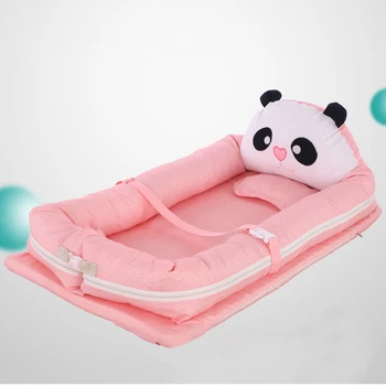 

Portable baby anti-pressure bed multi-function folding newborn bionic mattress crib kids bed