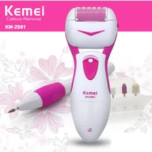 Отмершая кожа ног удаление кожи Электрический отшелушиватель кутикулы на пальцах ног KM-2501 инструмент для ухода за ногами машина педикюр