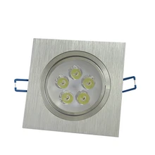 3 Вт 5 Вт 6 Вт 7 Вт 9 Вт светодиодные светильники квадратные утопленные потолочные светильники Epistar чип AC110-220V точечная лампа алюминиевый чехол для внутреннего освещения
