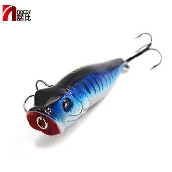 

NOEBY NBL9018 fishing lure small freshwater poppers hard bait 65mm top water for bass pike perch Japan hooks fishing accessories