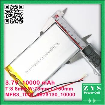 

Ultra Slim 10000mAh for Power Bank Dual 5V 2.4A Output USB External Battery Charger Universal,Size:8.8x73x130mm 8873130 9070130