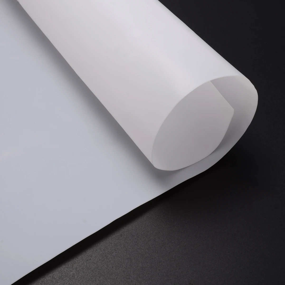White Teflon PTFE Film/Sheet Virgin High Strength 500x250x0.3mm For Power Tools