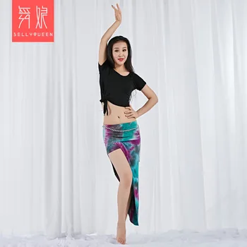 

BELLY QUEEN New Style Belly Dance Costumes Belly Dance Hip Scarf For Built-in safety pants Accessories Mermaid Belt
