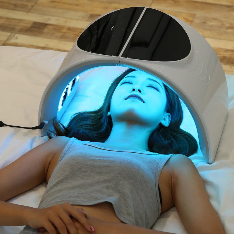  LED Facial Mask & Neck 7 Color Light Photon Acne Treatment PDT Skin Rejuvenation Anti Acne Wrinkle  - 33024709334