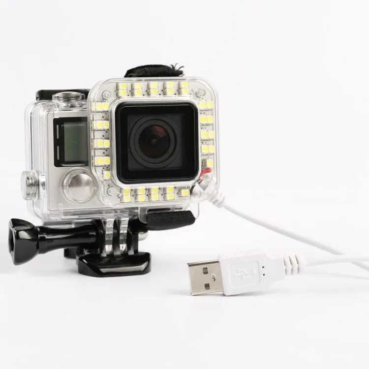 Новинка, аксессуары для объектива USB, светодиодный фонарик, заполняющий съемку в ночное время для камеры Spot для gopro Hero 3+ 4