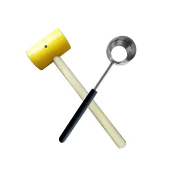 

304 Stainless Steel Coconut Opener Puncher Coconut Tool Coconut Hammer Kit Kitchen Set