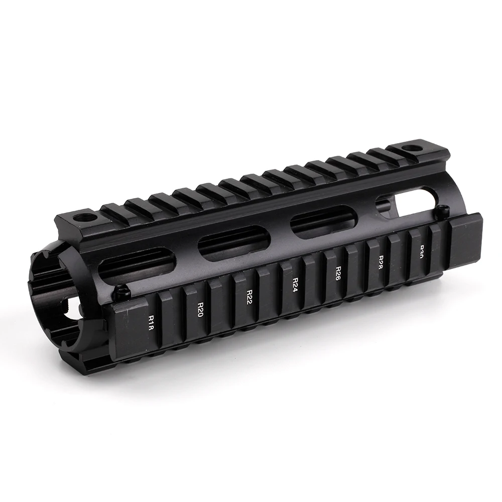 ar15 carbine with 10 inch quad rail