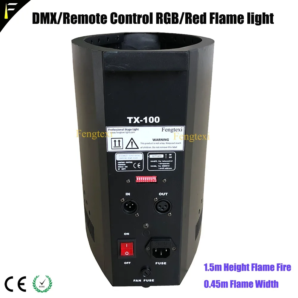 DMX512/дистанционное управление сцены 10x3 Вт RGB 3 в 1 светодиодный светильник с огнем