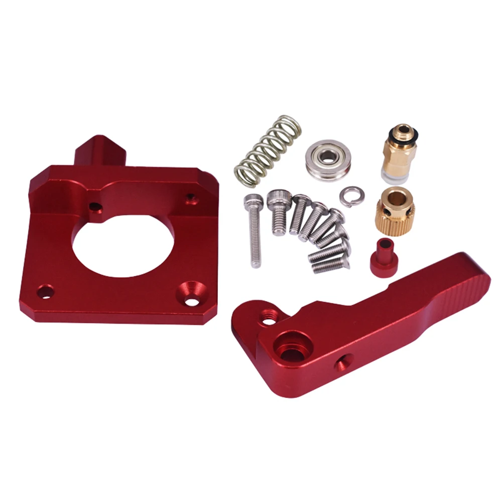 

Red Metal Upgrade Aluminum Extruder Drive Feed Frame 3D Printer Full Metal Fittings 1.75 3mm For Ender 3 3D cr10 Accessories
