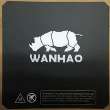 Duplicator plateform builder with Wanhao logo for i3 series and D6 3D printer, cheap price with good quality