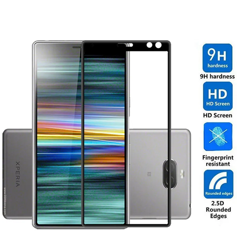 Protective-glass-on-for-Sony-Xperia-10-plus-screen-protector-9H-10plus-tempered-glas-full-cover (3)