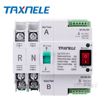 

MCB type Dual Power Automatic transfer switch 2P 4P 100A ATS Circuit Breaker Electrical Switch