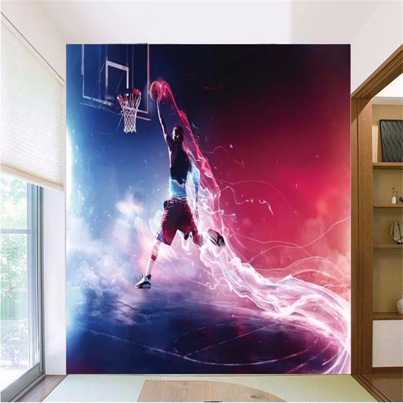 Обои на заказ, 3D обои, скорость и страсть Данк, баскетбольная стена коридора, гостиная, спальня, фото обои